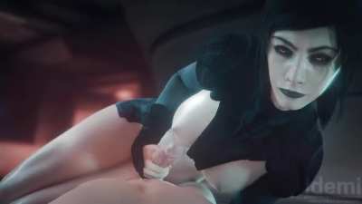 Dark Side Bastila handjob (Idemi) [Star Wars]
