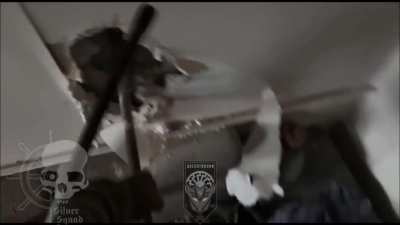 Ukrainian fighters defend against Russian assaults in Avdiivka. 