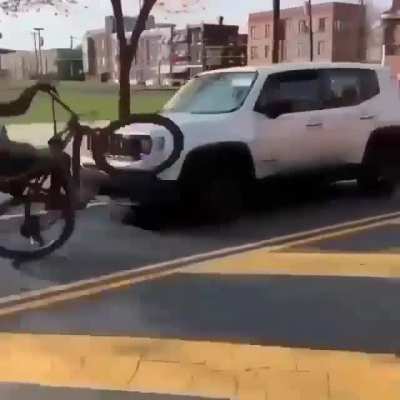 These idiots swerving into cars