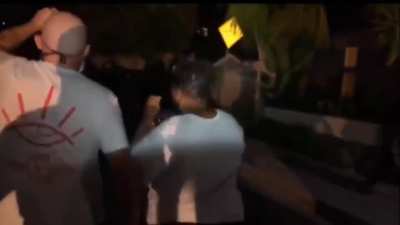 [San Diego] BLM mob assaulting random people in a residential area.
