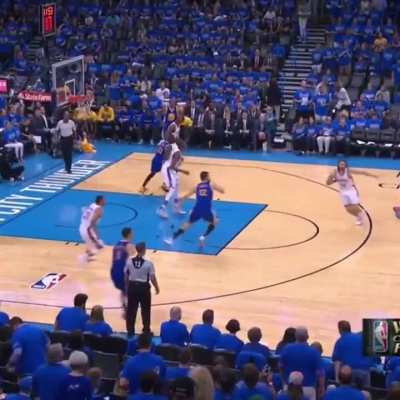 Klay Thompson took over Game 6 vs the Thunder. 2016 WCF