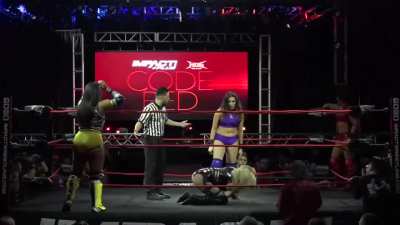 Scarlett Bordeaux and Violette attack each others crotches