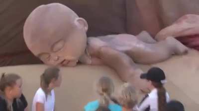 Everybodys born, cries, shits, dies.