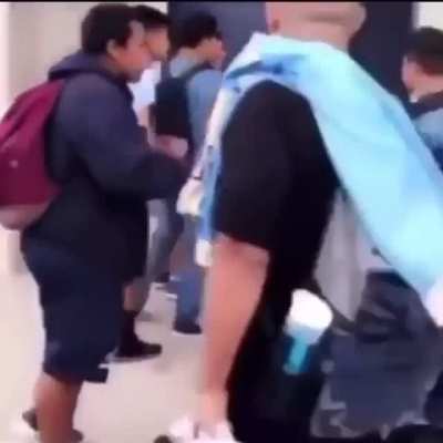 Kid got dunked on