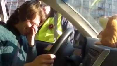 Man with toy that repeats words gets pulled over