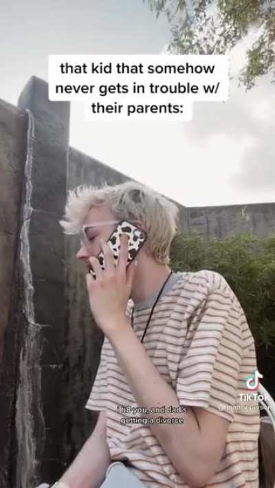 my parents would beat the literal shit out of me if I did this, oml