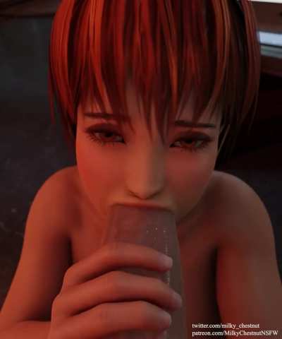 Cumshot on Kasumi (Milk<wbr>yChes<wbr>tnut) [Dead or Alive]