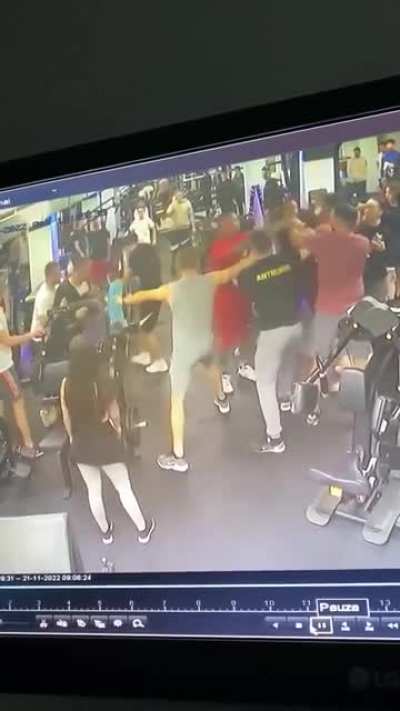 Too much testosterone at the gym