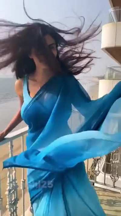 Saree and sea breeze