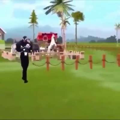 Venom brutally stabs spiderman
