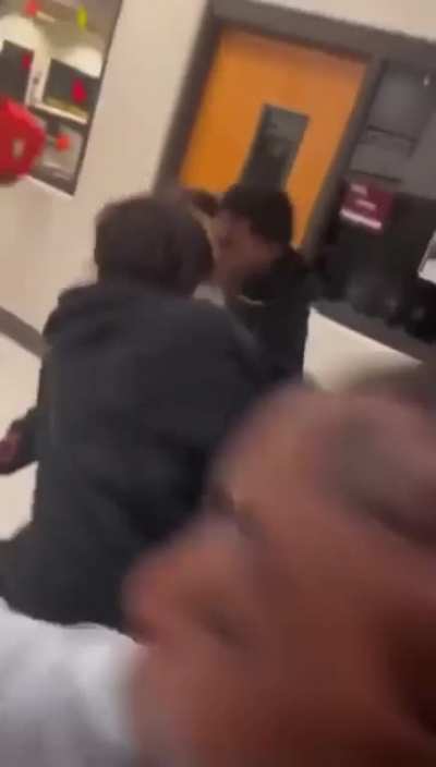 Entire school fighting