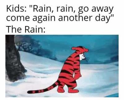 Is it rain or tears from the sky?