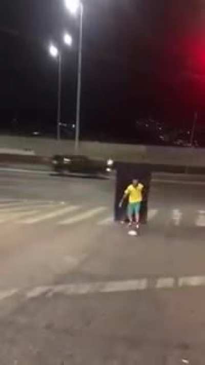 Brazillian football freestyle skils