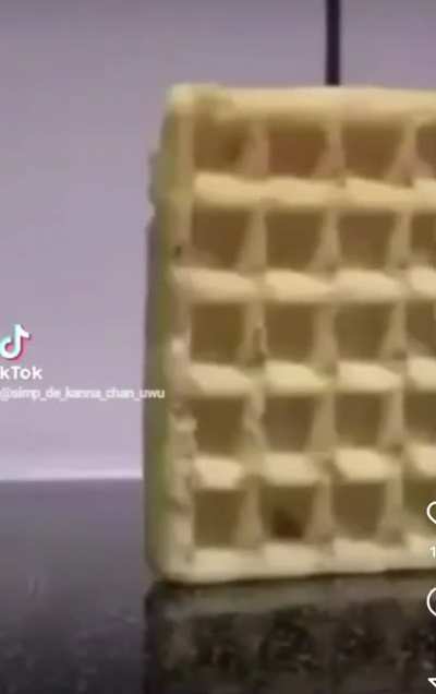 damn the waffle 😂