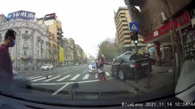 Speeding in a city