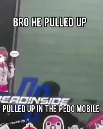 He pulled up