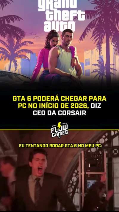 ALGUÉM TENTANDO RODAR GTA 6 NO PC