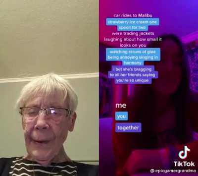 Vibing with grandma