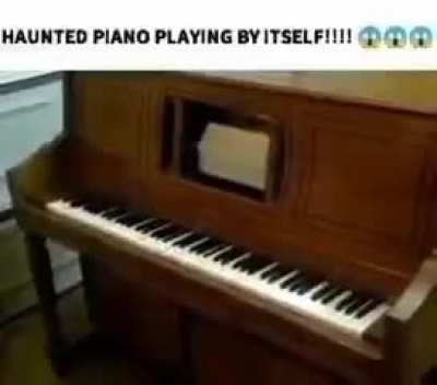 Piano playing by itself