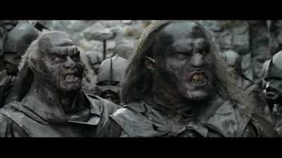 uruk-hai with normal voices