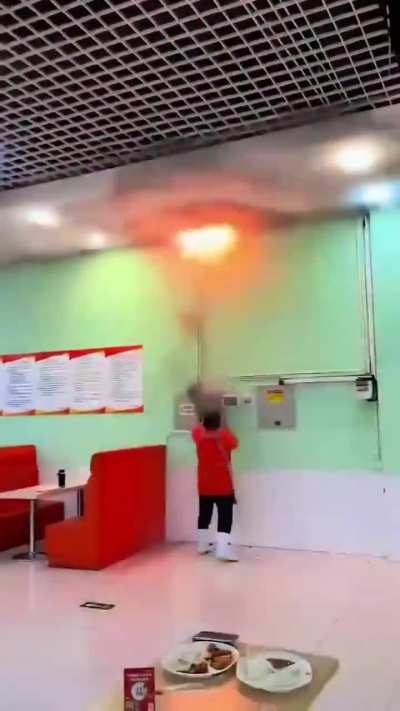Is this bravery or stupidity? 😳 High voltage electricity is no joke