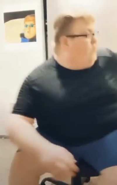 Out of chair