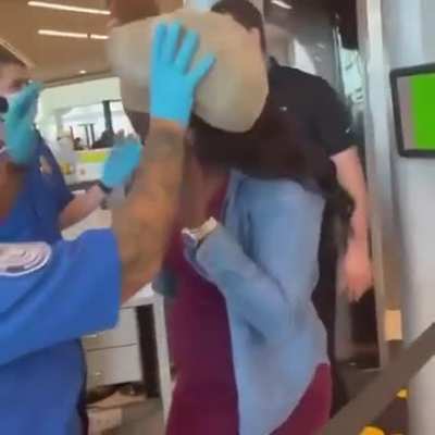 When you forget they'll check your hat at TSA