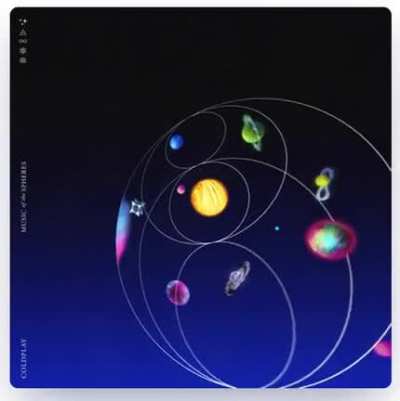 Check out the animated artwork for Music of the Spheres on Apple Music!
