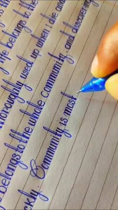 Calligraphy - satisfying art.
