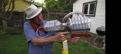 A plasma rifle