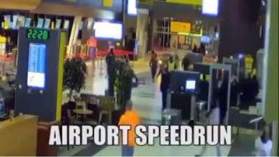 Airport speedrun any%
