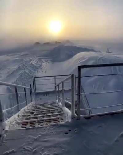 This is what Antartica looks like in -62 °c.