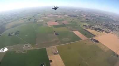 Amateur paratroopers forget to open their parachutes. Automatic Activation Device saves them.