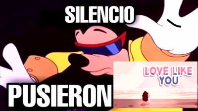 Que buena canción :') (pd: este es mi primer meme)