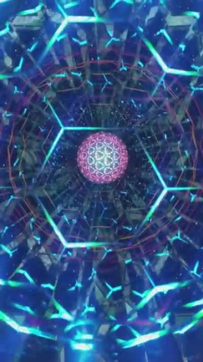 These kaleidoscopes are lit