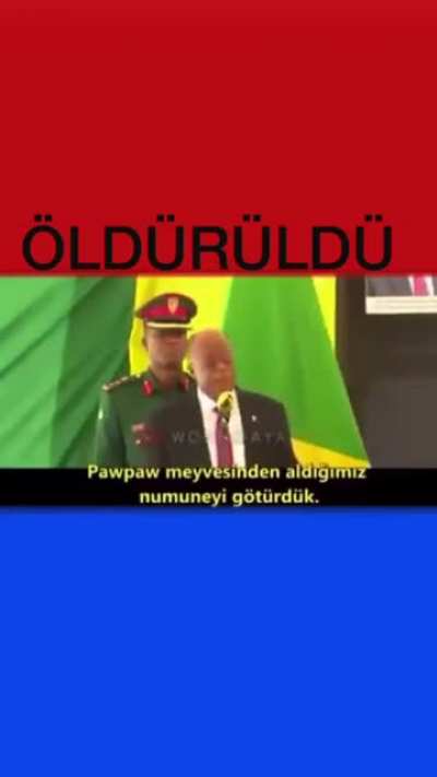 Tanzanya Devlet Başkanının bu konuşmasının ölüm oldu, böylelikle dünyaya gözdağı verildi. Corana virüs labaratuvarlarında görev yapan profösörler Doktorlar para ile satın alınmışlar dedi Ve öldürüldü ..