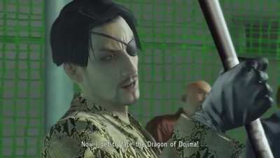 Majima gets pelted so hard he ANIMORPHS