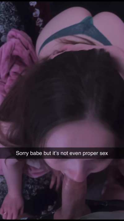 Its not cheating if it’s not real sex