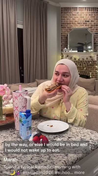 Marah claims she’s only eating for the baby & wants to skip Suhoor just like Loren