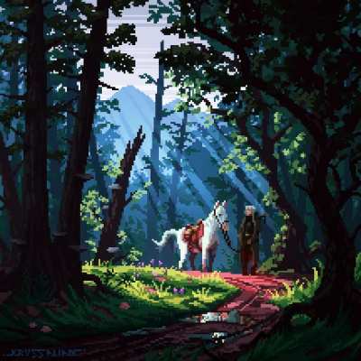 A Short Break in the Tranquility of the Woods by Christopher Anry