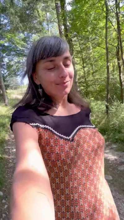 I never wear any underwear when I go for a walk