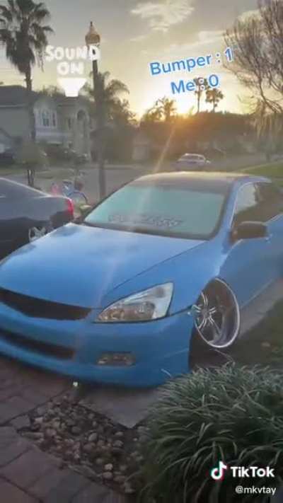 Beached Honda