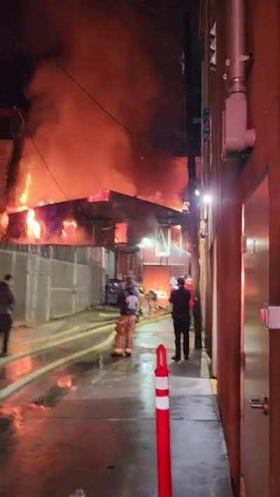 lithium battery fire