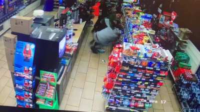 They were harassing the lady working behind the counter, she asked me to call the cops, they didn’t like that..( I apologize for laughing and the foul language)