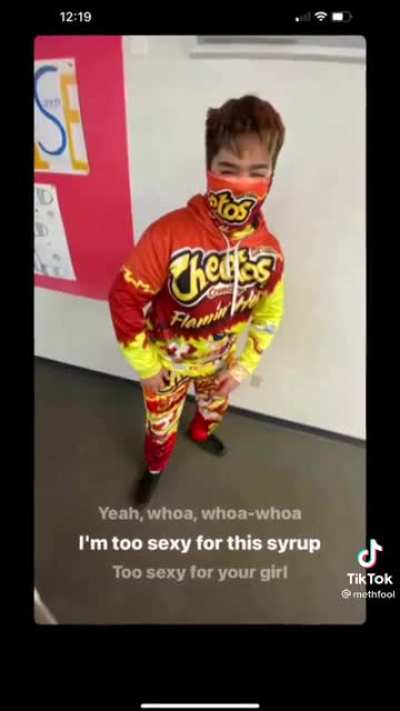 I give him respect for his confidence.