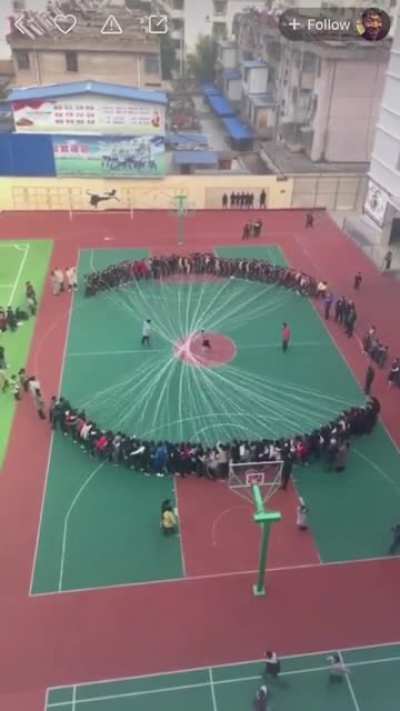 Jump rope, except on a grand scale
