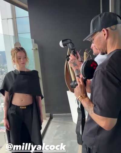 BTS from her photoshoot in Mexico for CCXP - IG April 2026