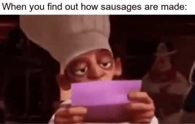The process of making one is pretty dark