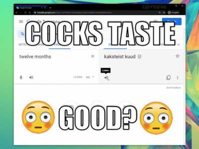 cock taste good