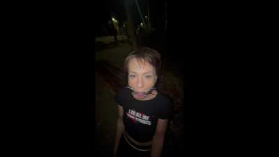 Gagged and dripping cum